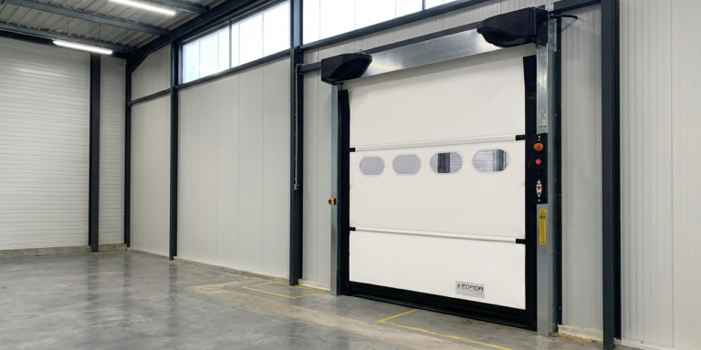 Porte rapide ou rideau métallique en Marne (51) : sécuriser et fluidifier vos flux