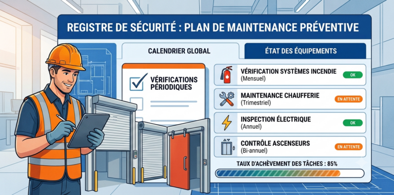 Registre de sécurité : le plan de maintenance préventive en Marne