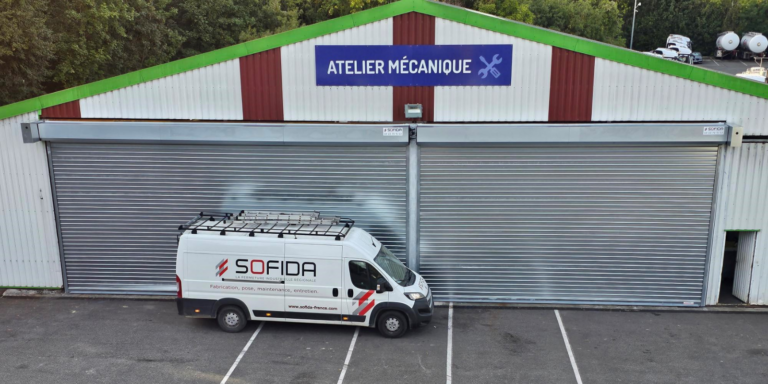 Maintenance d’un rideau métallique industriel