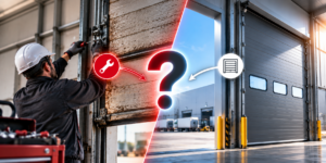 Réparer ou remplacer une porte industrielle : comment décider ?