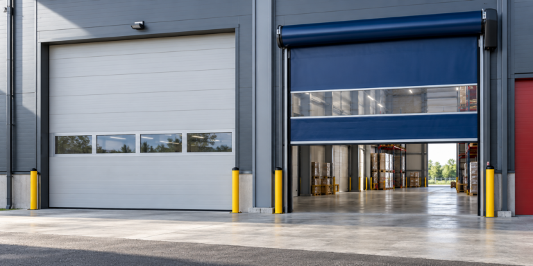 Porte sectionnelle ou porte rapide : laquelle choisir pour son bâtiment industriel ?