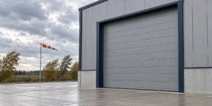 Porte industrielle exposée au vent : quels critères vérifier avant de choisir ?
